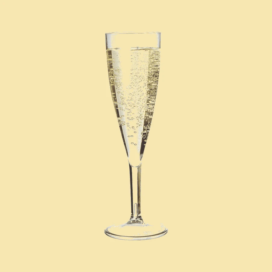 Glas cava bij Frankies